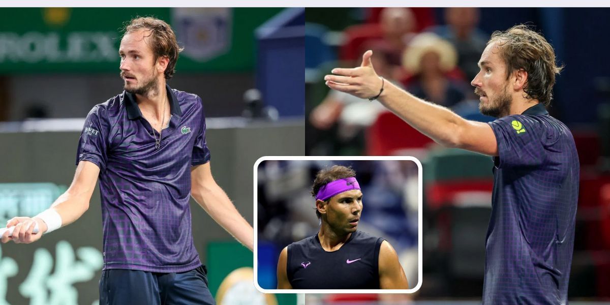 Daniil Medvedev goes off the rails at Shanghai Masters with bizarre Rafael Nadal outburst (Source: Getty)