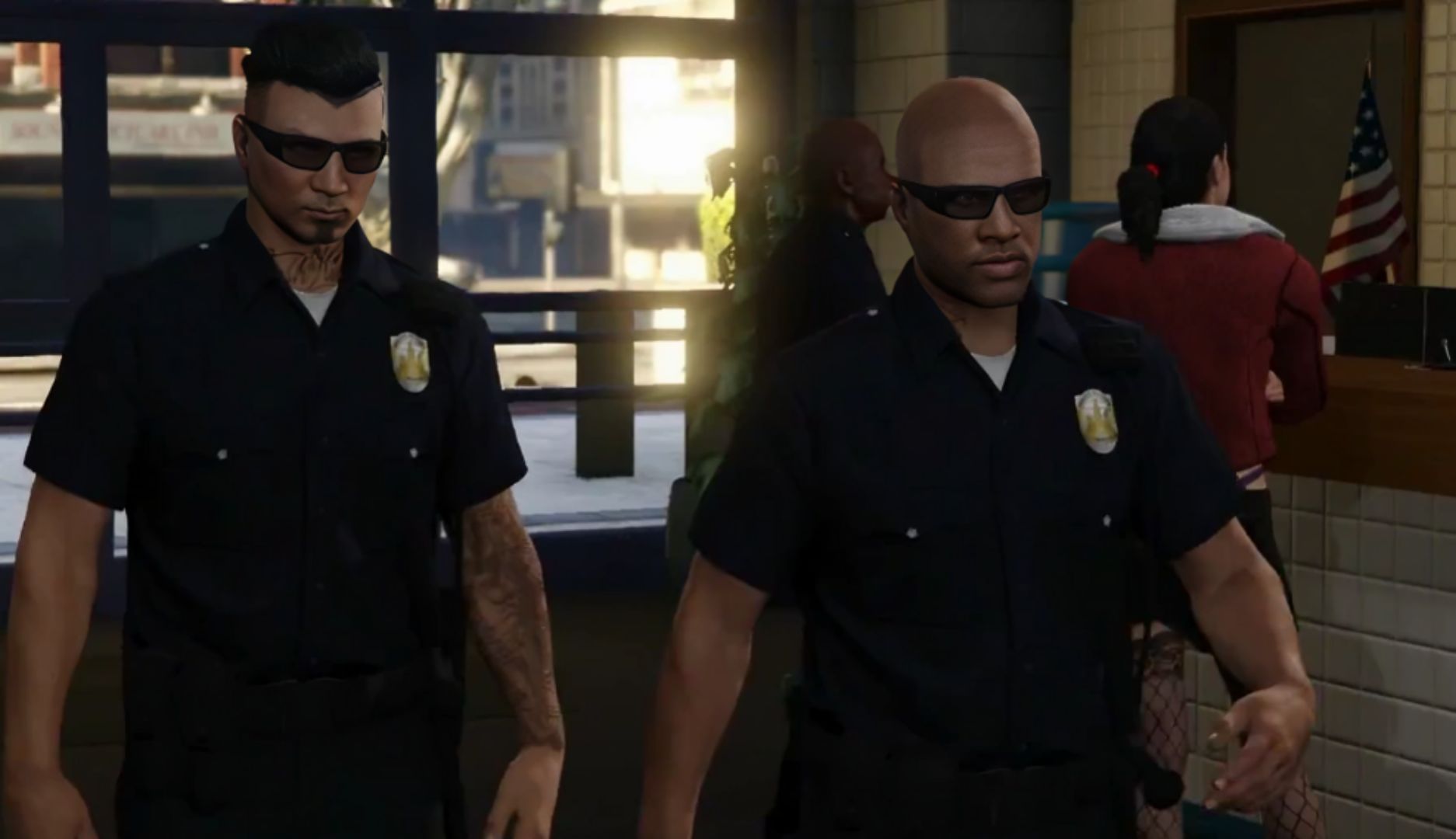 You should be able to play as police officers (Image via Rockstar Games // GTA Wiki)