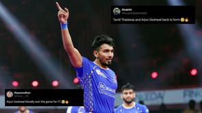 "ARJUN DESHWAL - One Man show" - Fans laud Tamil Thalaivas' skipper after stunning performance over Haryana Steelers in Pro Kabaddi 2025