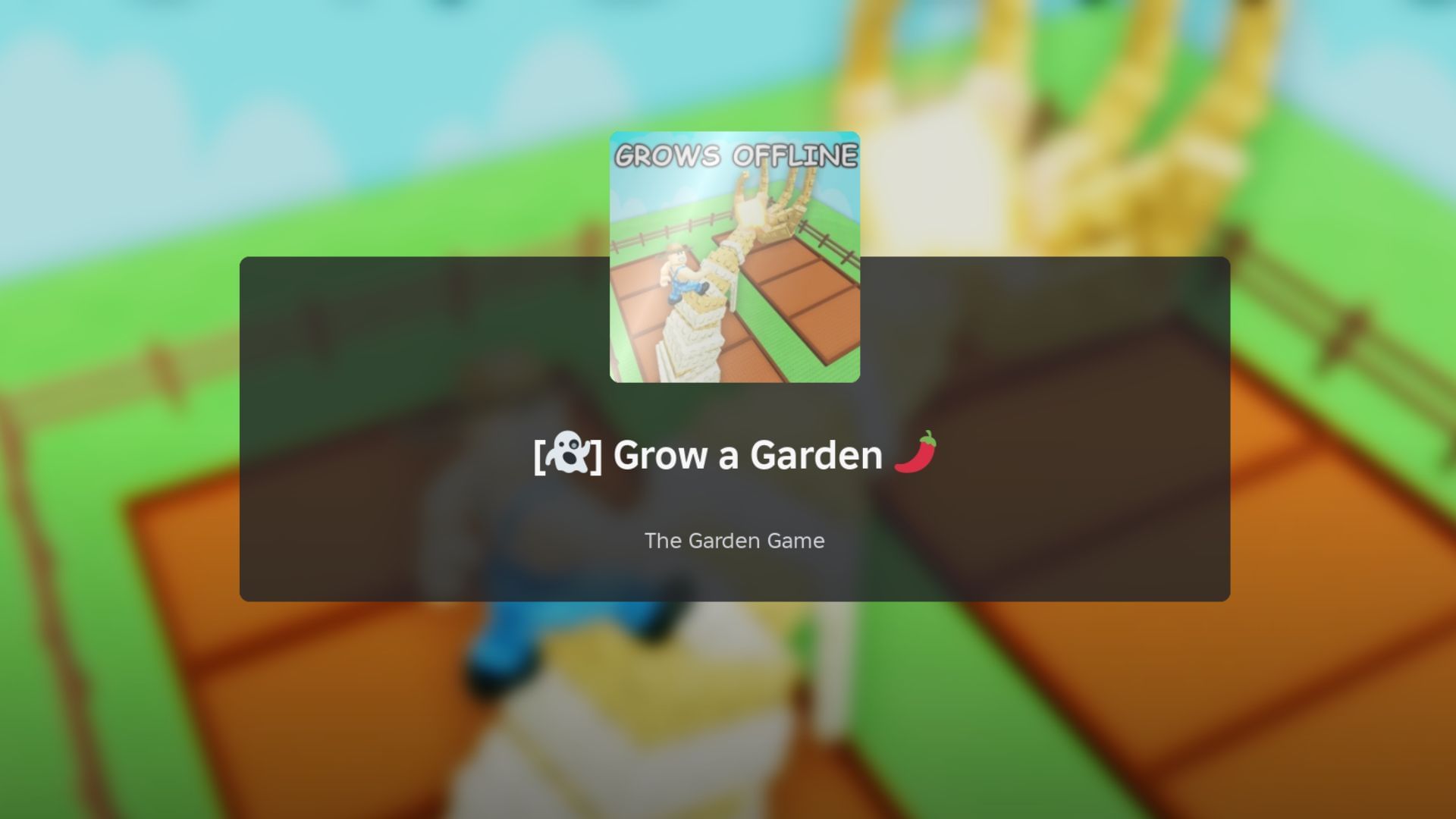Grow a Garden loading screen
