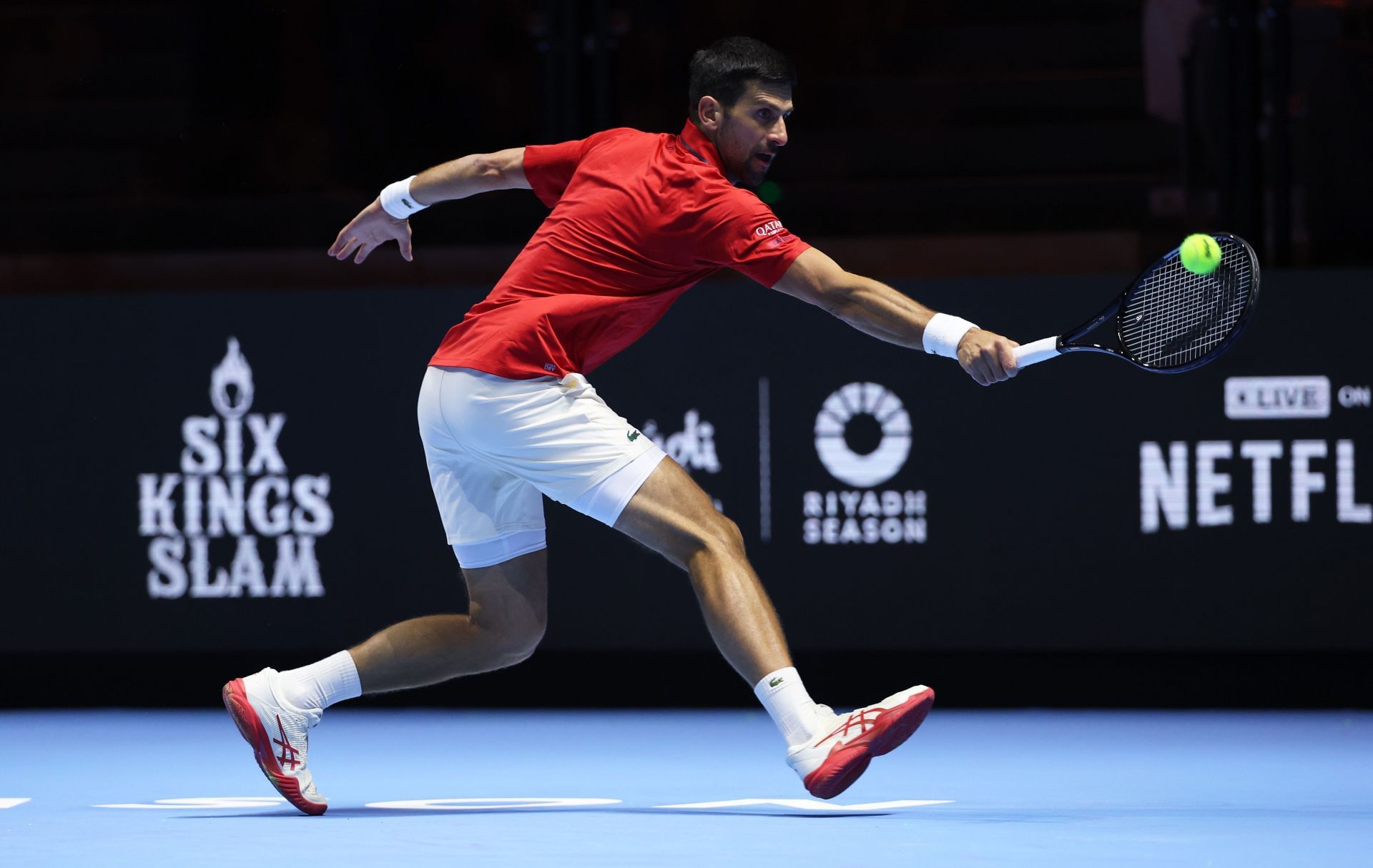 Novak Djokovic at the Six Kings Slam 2025 - Source: Getty