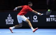 Novak Djokovic at the Six Kings Slam 2025 - Source: Getty