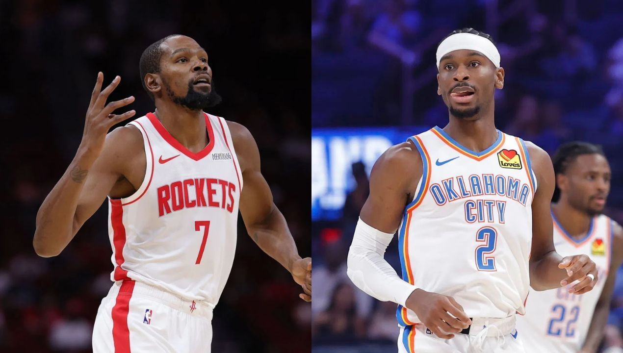 Houston Rockets vs OKC Thunder Predicted Starting Lineups and Depth Charts for Oct. 21 | 2025-26 NBA Season. (Image Credit: Getty)