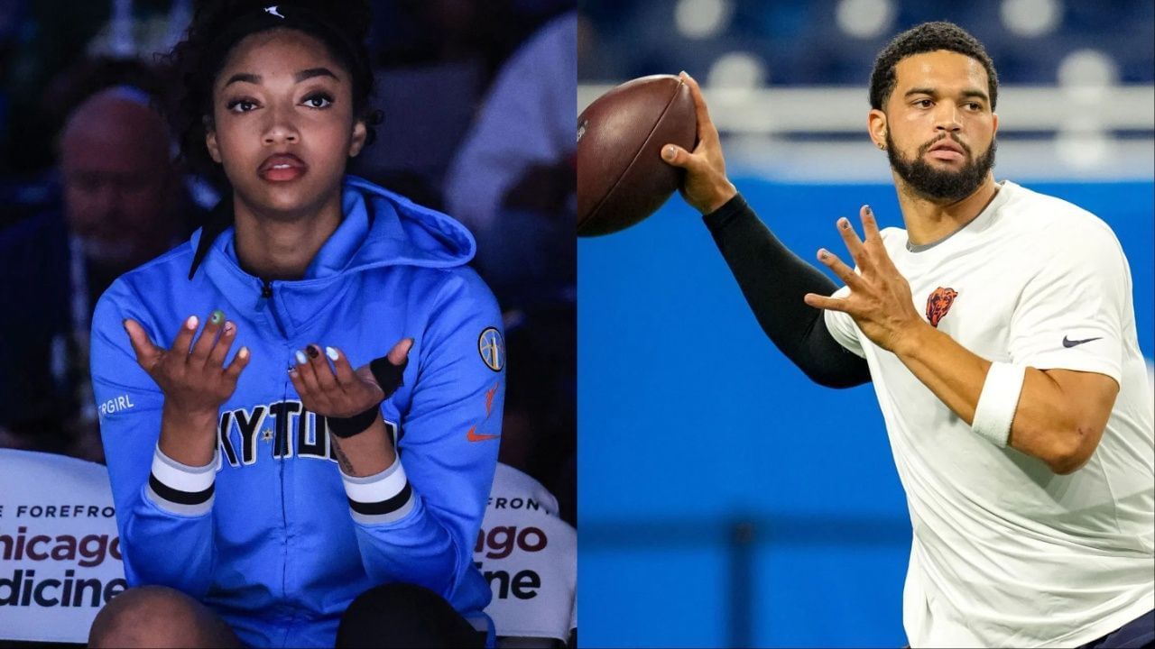 Angel Reese  defended Caleb Williams&rsquo; haters after his viral nail paint [Picture Credit: Getty]