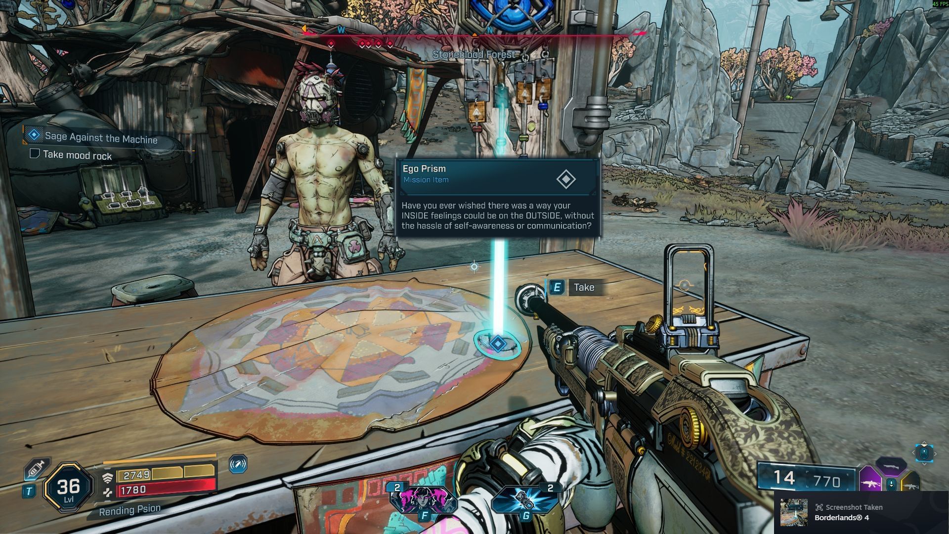 Mood rock in Borderlands 4 (Image via 2K)