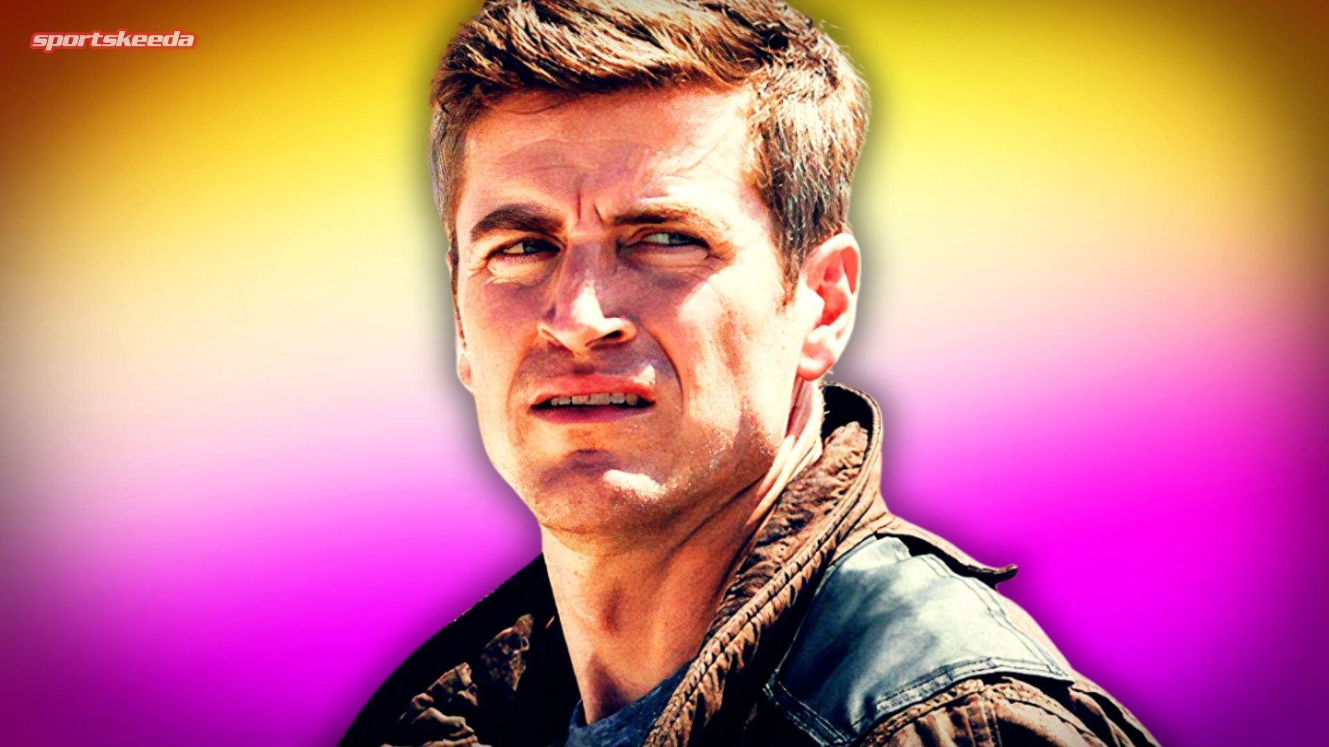 Jake Lockett as Sam Carver in Chicago Fire (Custom cover edited by Sportskeeda, Original Image [NBC])