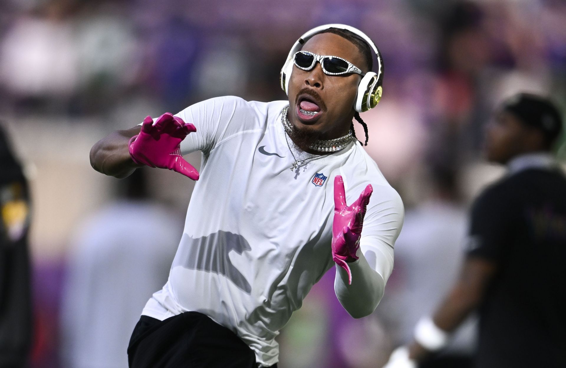 Wide receiver Justin Jefferson of the Minnesota Vikings - NFL 2025 - Source: Getty