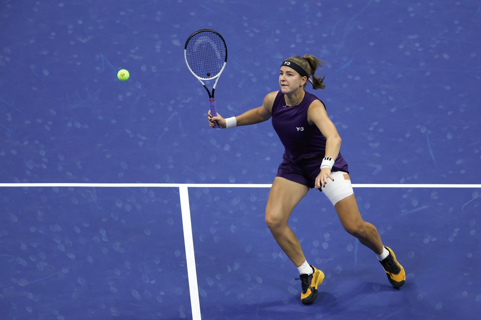 Karolina Muchova at the 2025 US Open. (Source: Getty0