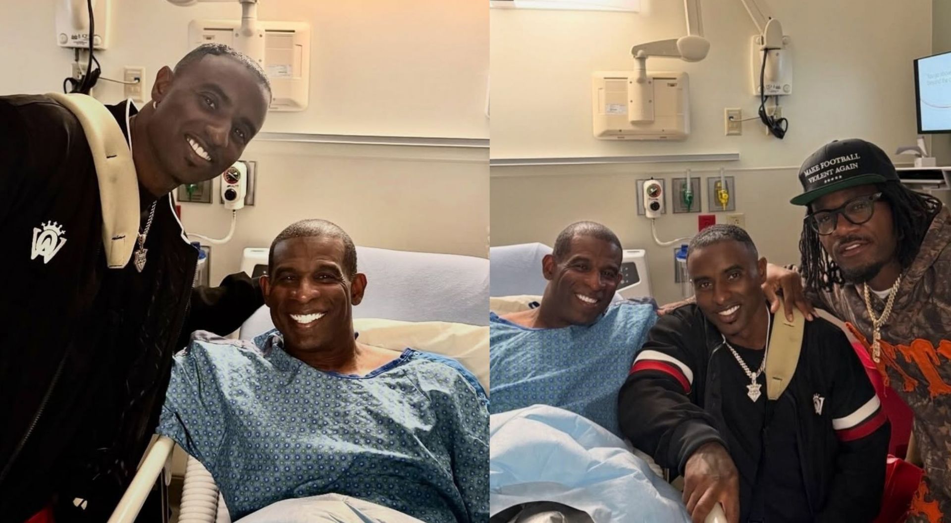 Deion Sanders and son Bucky (Credit-Instagram/deionsanders)