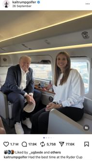 Image taken from Kai Trump’s Instagram feed _ Source: Instagram/@kaitrumpgolfer