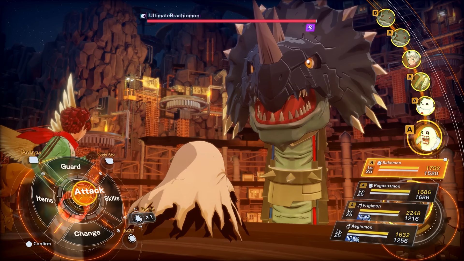 Battling enemies in Digimon Story Time Stranger (Image via Bandai Namco Entertainment)