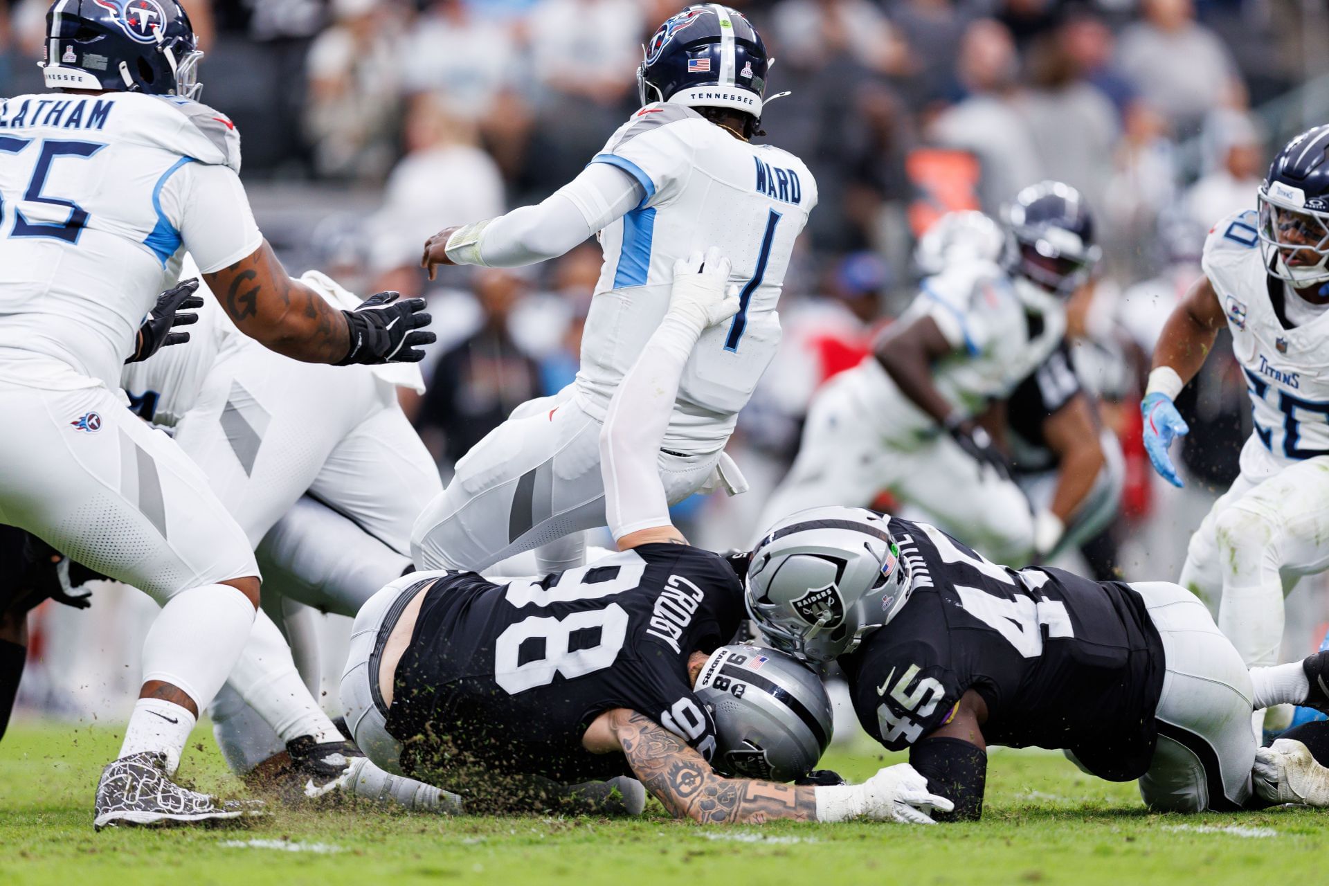 Tennessee Titans v Las Vegas Raiders - Source: Getty