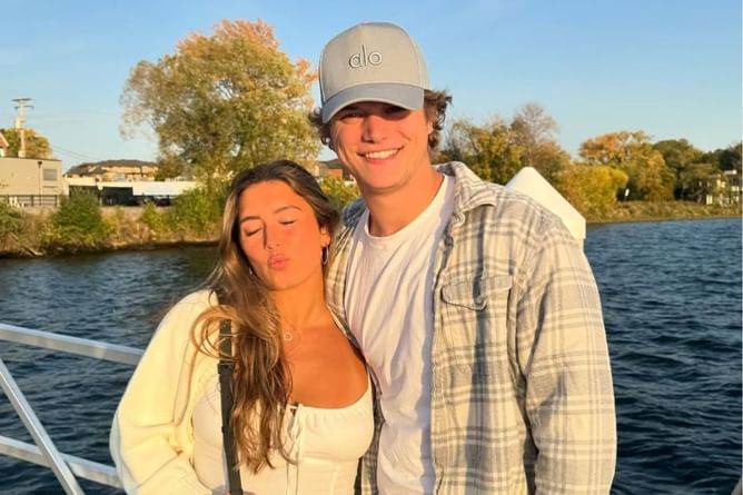 PICS: J.J. McCarthy's son Rome looks spitting image of Vikings QB as Katya Kuropas celebrates 1 month with “little love”