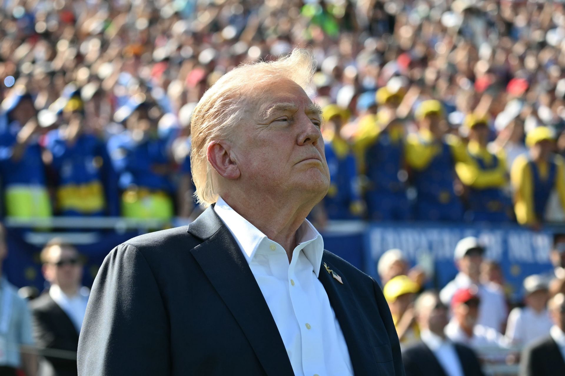 President Trump Attends The Ryder Cup At Bethpage In New York - Source: Getty