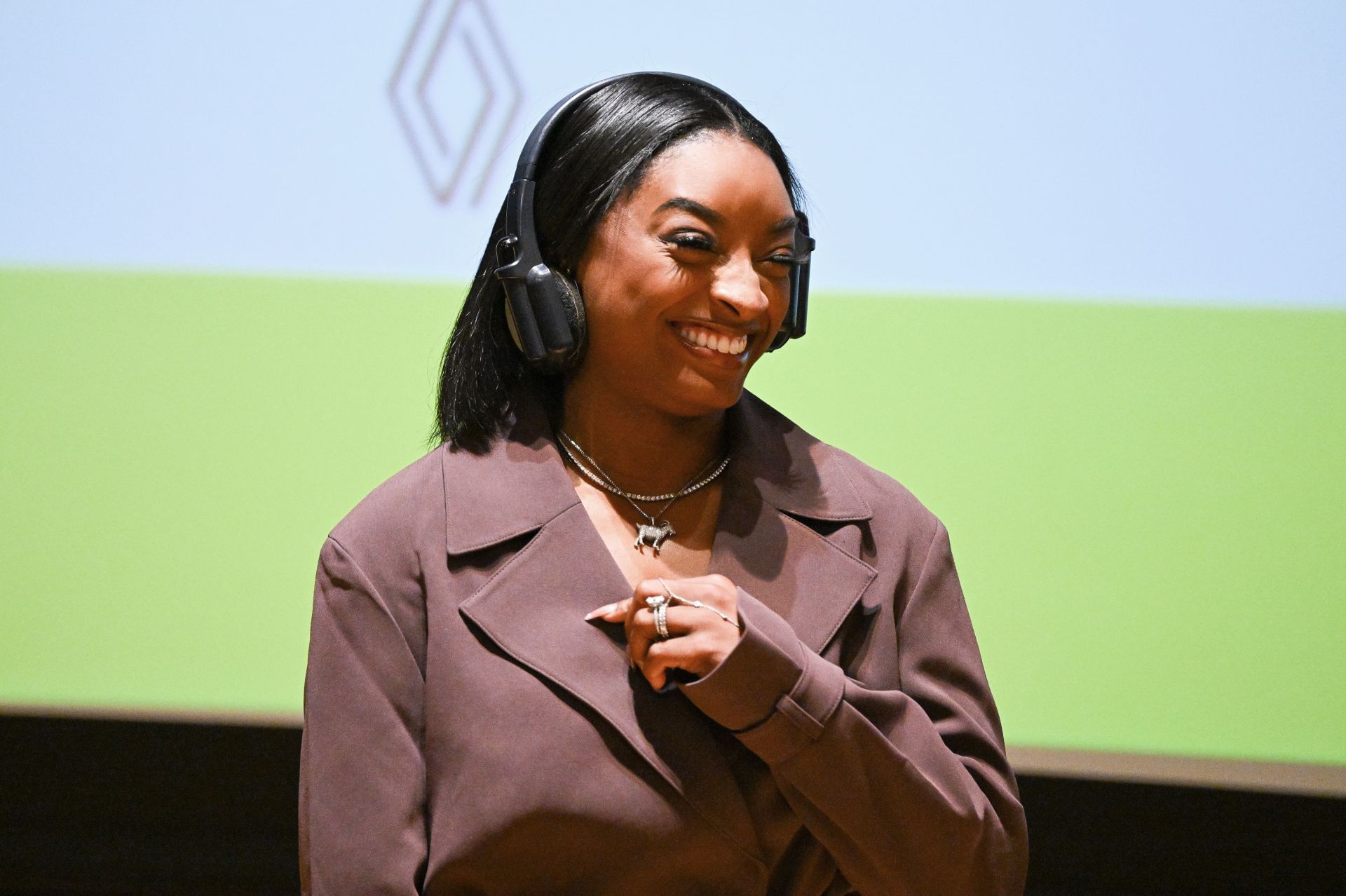 Simone Biles Attends A Motivational Talk In Buenos Aires - Source: Getty