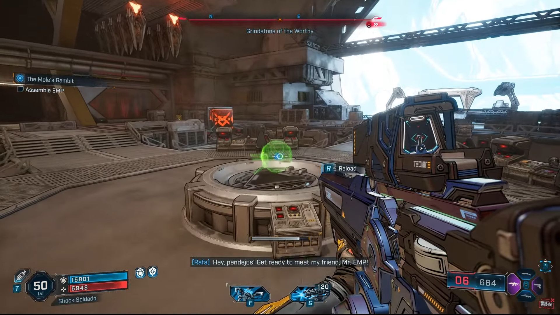 Place device parts in highlighted spot (Image via Youtube/@WoWQuest)