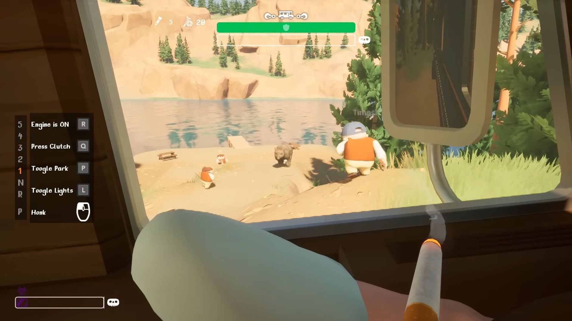 Surviving bears in RV There Yet is a tough job (Image via Nuggets Entertainment)