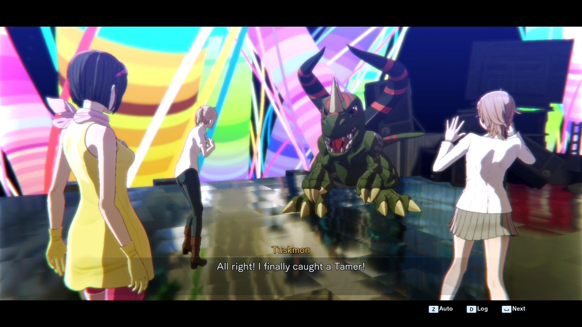 Defeat the Tuskmon (Image via Bandai Namco)