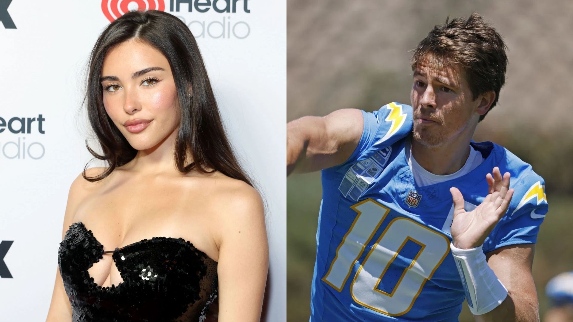 Did Madison Beer curse Justin Herbert and the Chargers? - via Getty/CMS