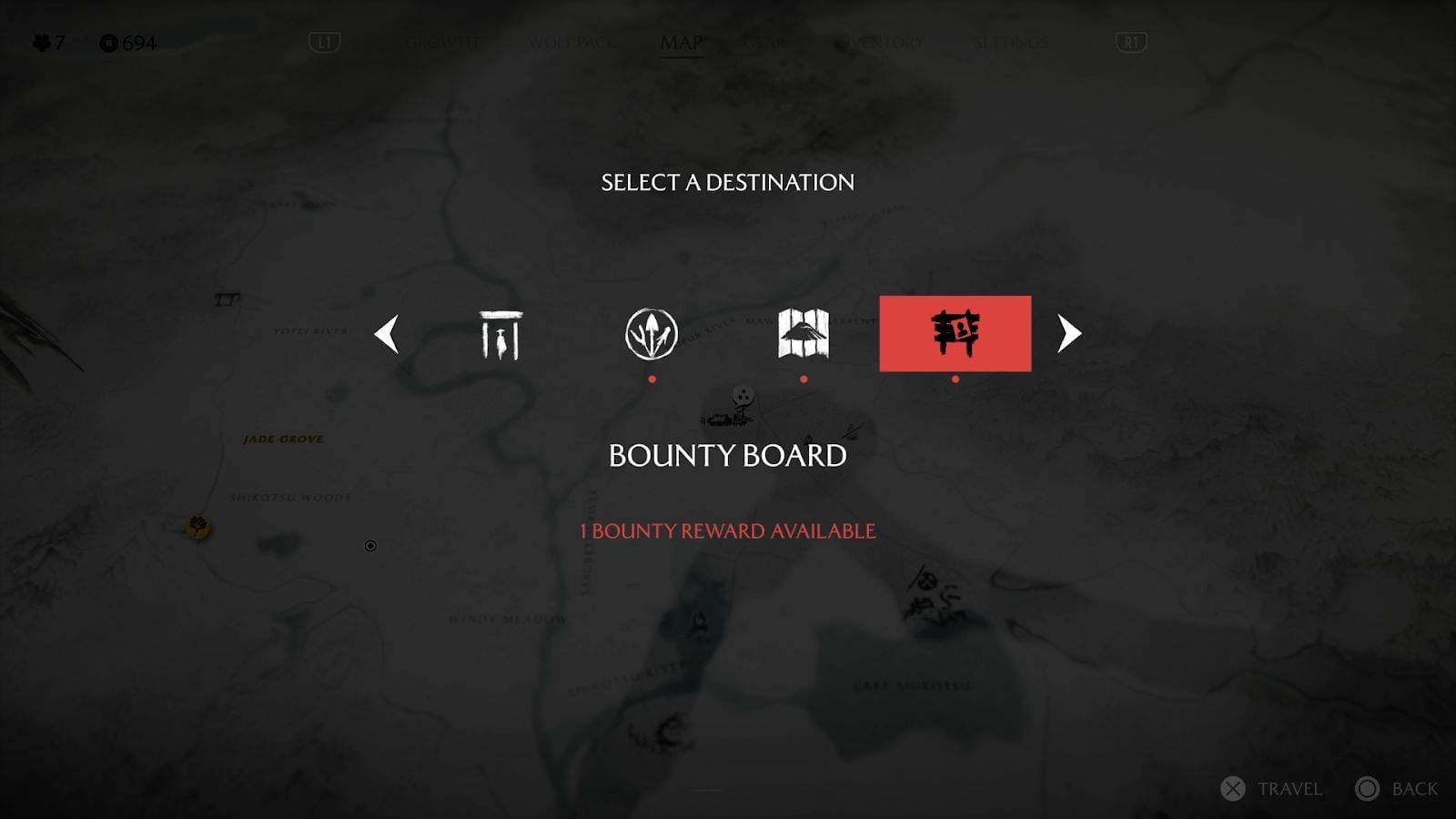 Choose your destination (Image via Sucker Punch)