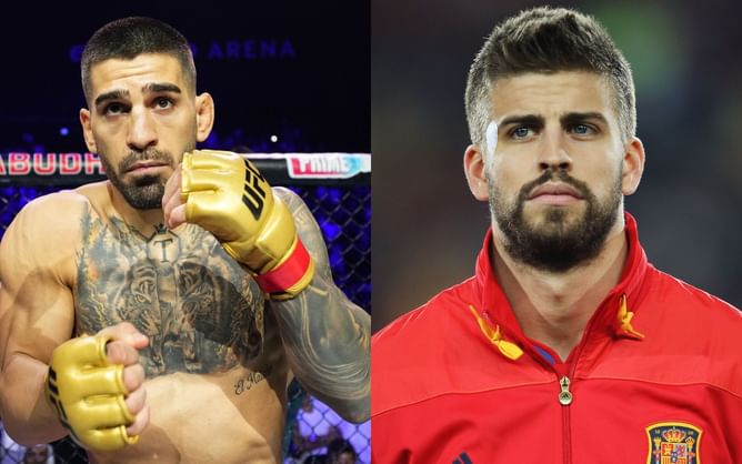 (Watch) Ilia Topuria destroys soccer legend Gerard Pique on FC 26 with Real Madrid
