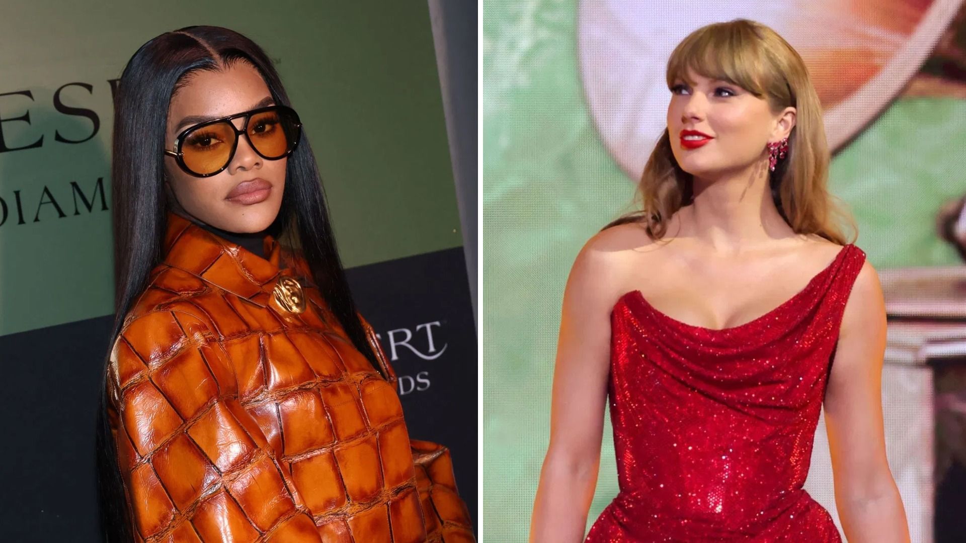 Teyana Taylor and Taylor Swift (Image via Getty)