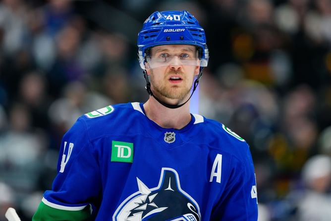 Canucks' Elias Pettersson gives his honest opinion on MacKenzie Weegar's hit that slammed him into the boards