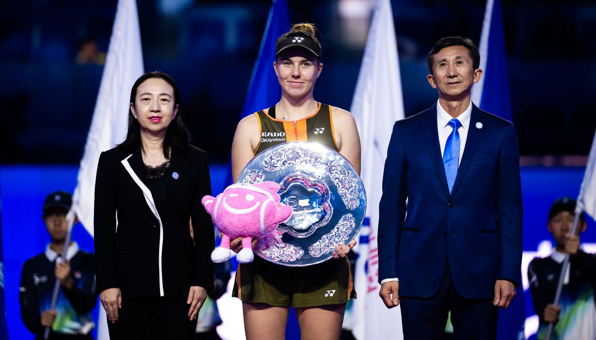 Linda Noskova at the China Open 2025. (Photo: Getty)