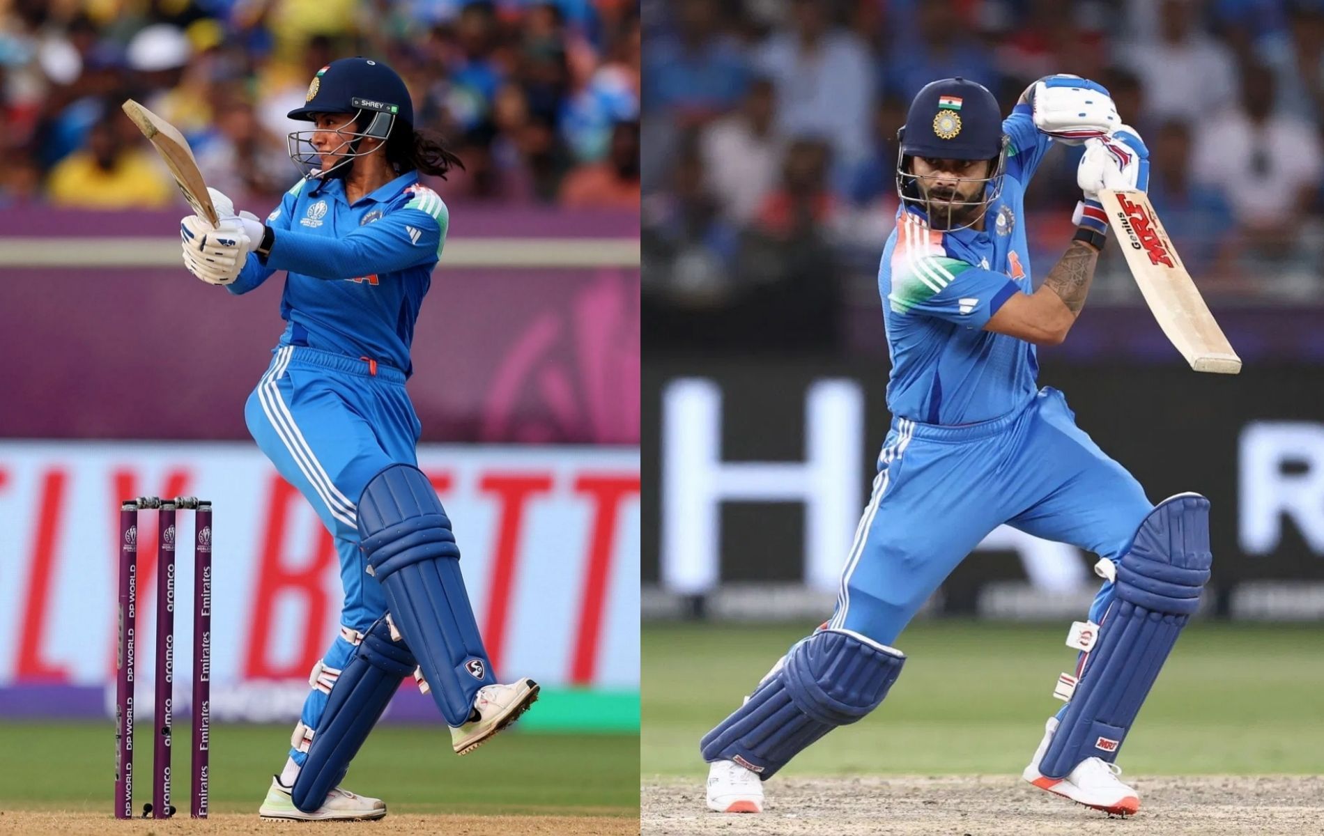 Smriti Mandhana, Virat Kohli 
