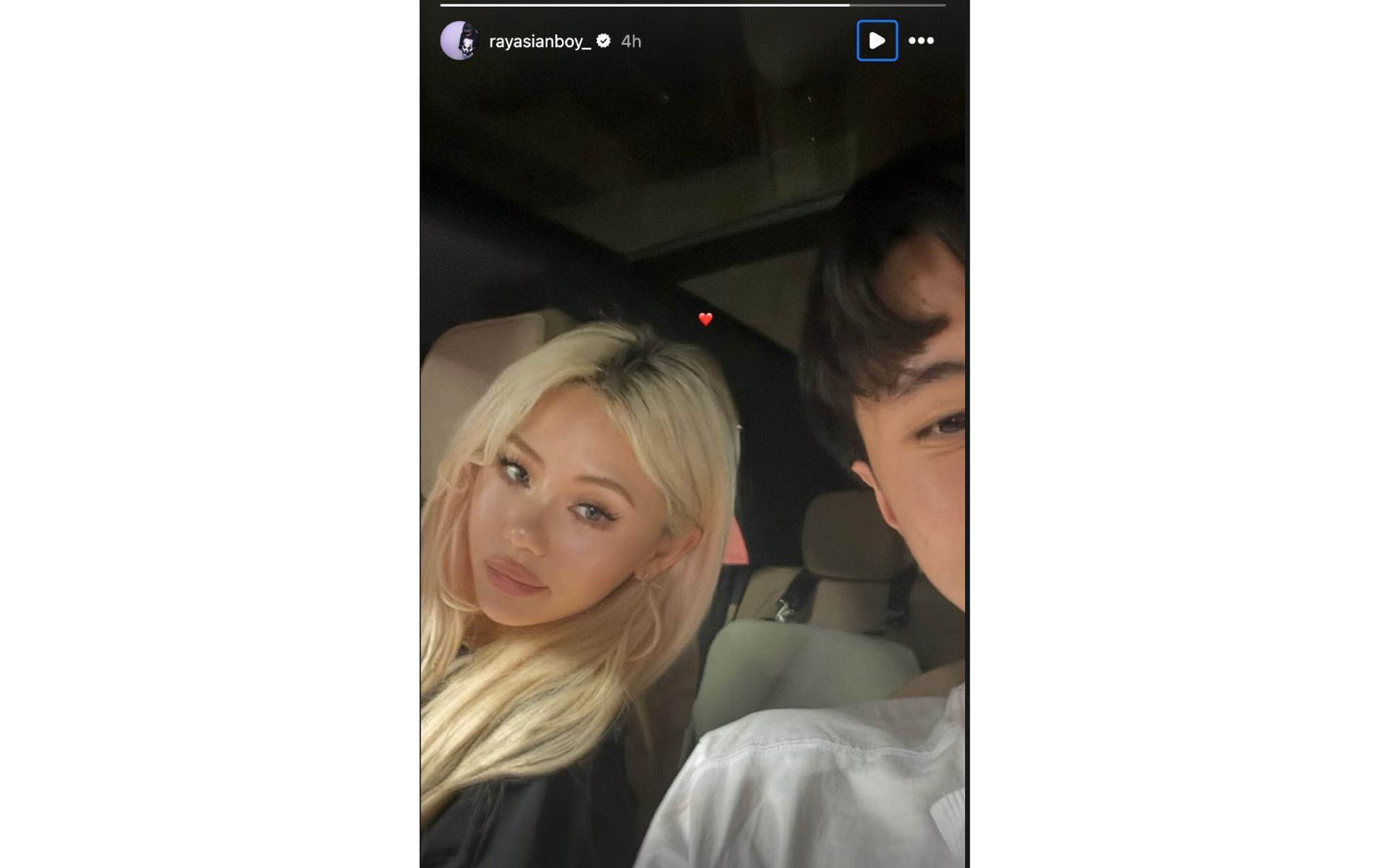 Twitch streamer&#039;s Instagram Story from October 2, 2025 (Image via instagram.com/stories/rayasianboy_)