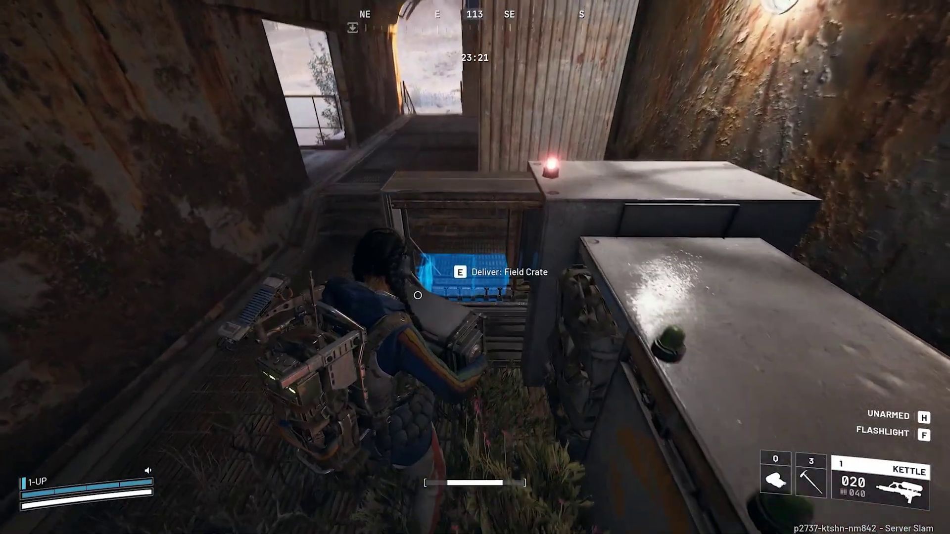 Pick up and deliver Field Crates (Image via Embark Studios || YouTube-@pcgamer)