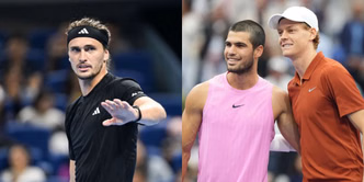 "Alexander Zverev is a loser"; "So desperate" - Fans blast German for alleging favoritism toward Carlos Alcaraz & Jannik Sinner at Shanghai Masters