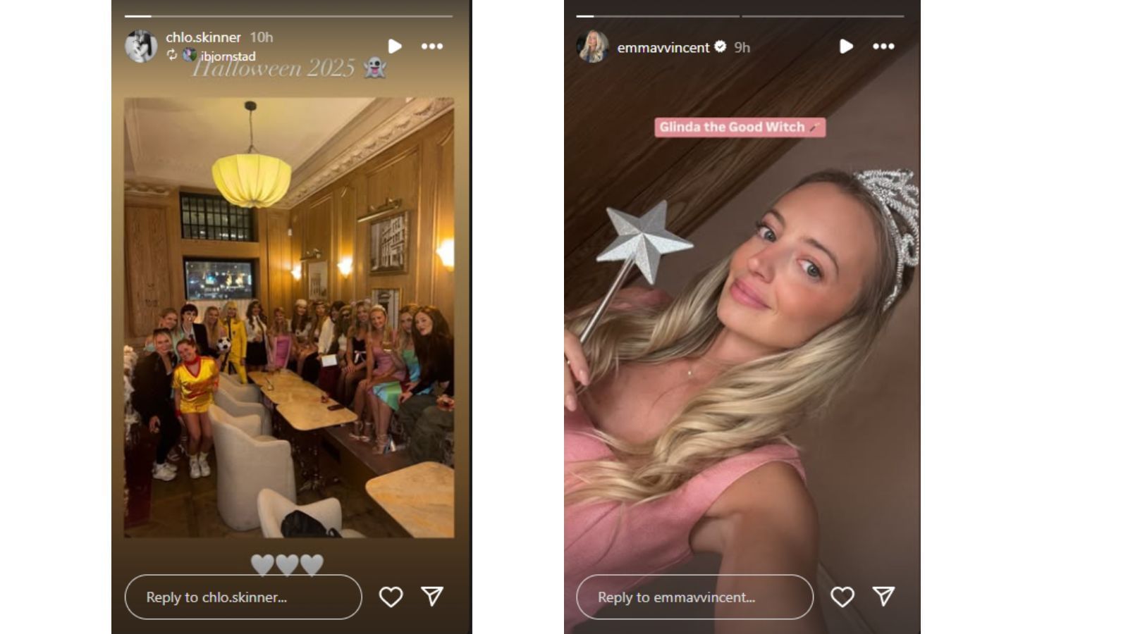 via Instagram /@cho.skinner, @emmavincent