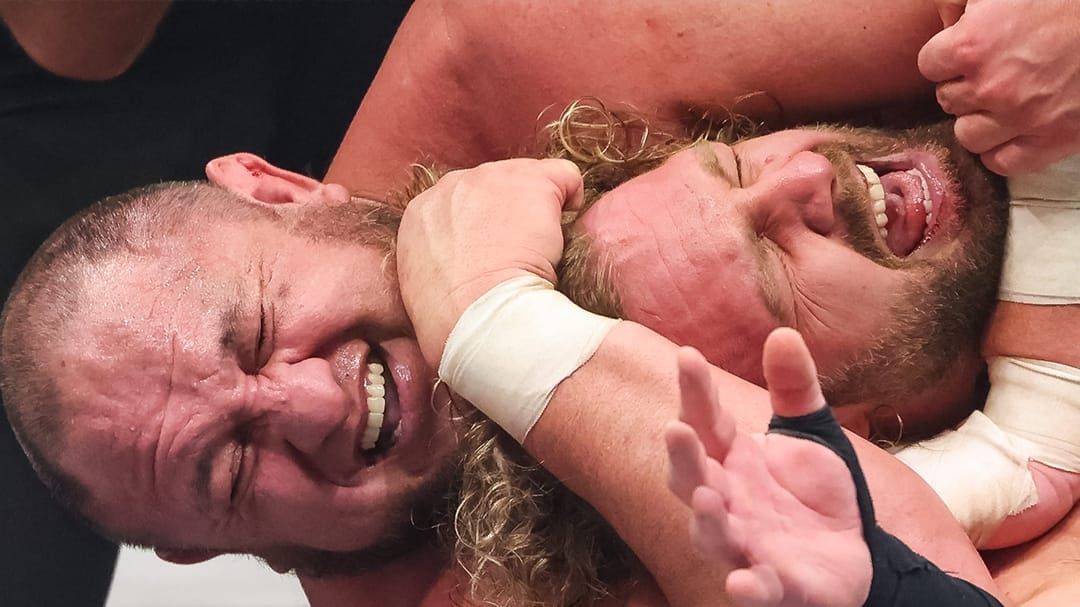 Samoa Joe and Hangman Page collided at WrestleDream [Image Credit: AEW