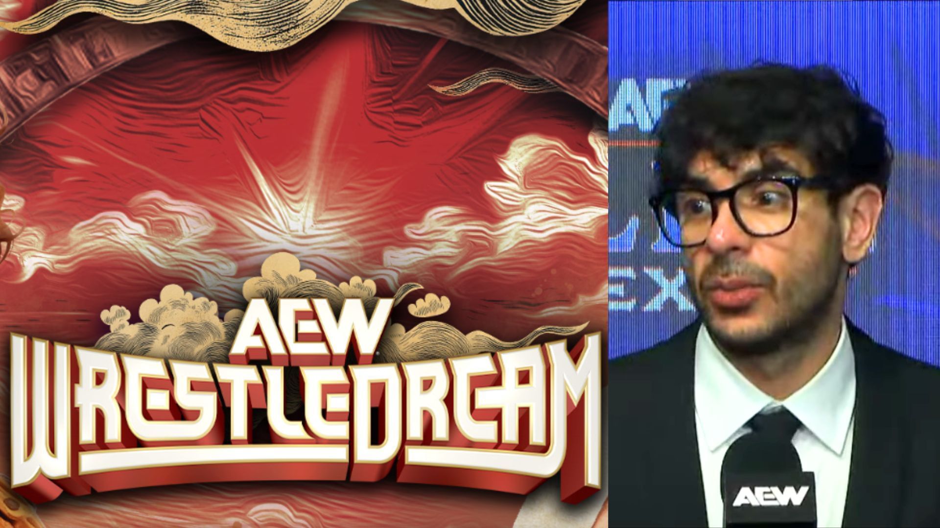Tony Khan made a huge revealation. (Image via AEW Facebook and AEW YouTube)