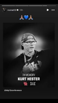 Karl Malone's wife Kay Malone pays tribute to the late Kurt Hester. Credit: Kay Malone/IG