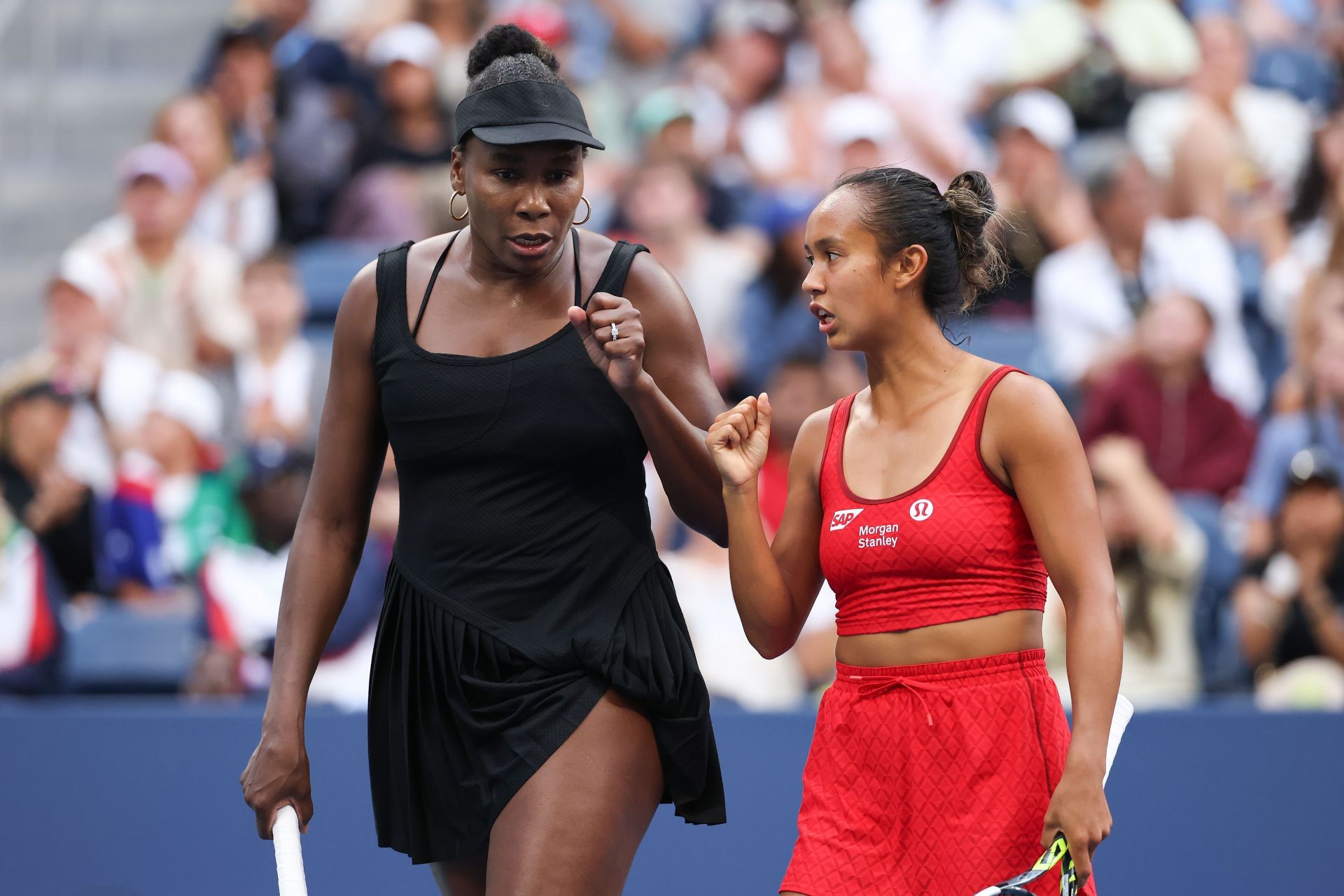 Williams and Fernandez at the 2025 US Open - Day 10 - Source: Getty