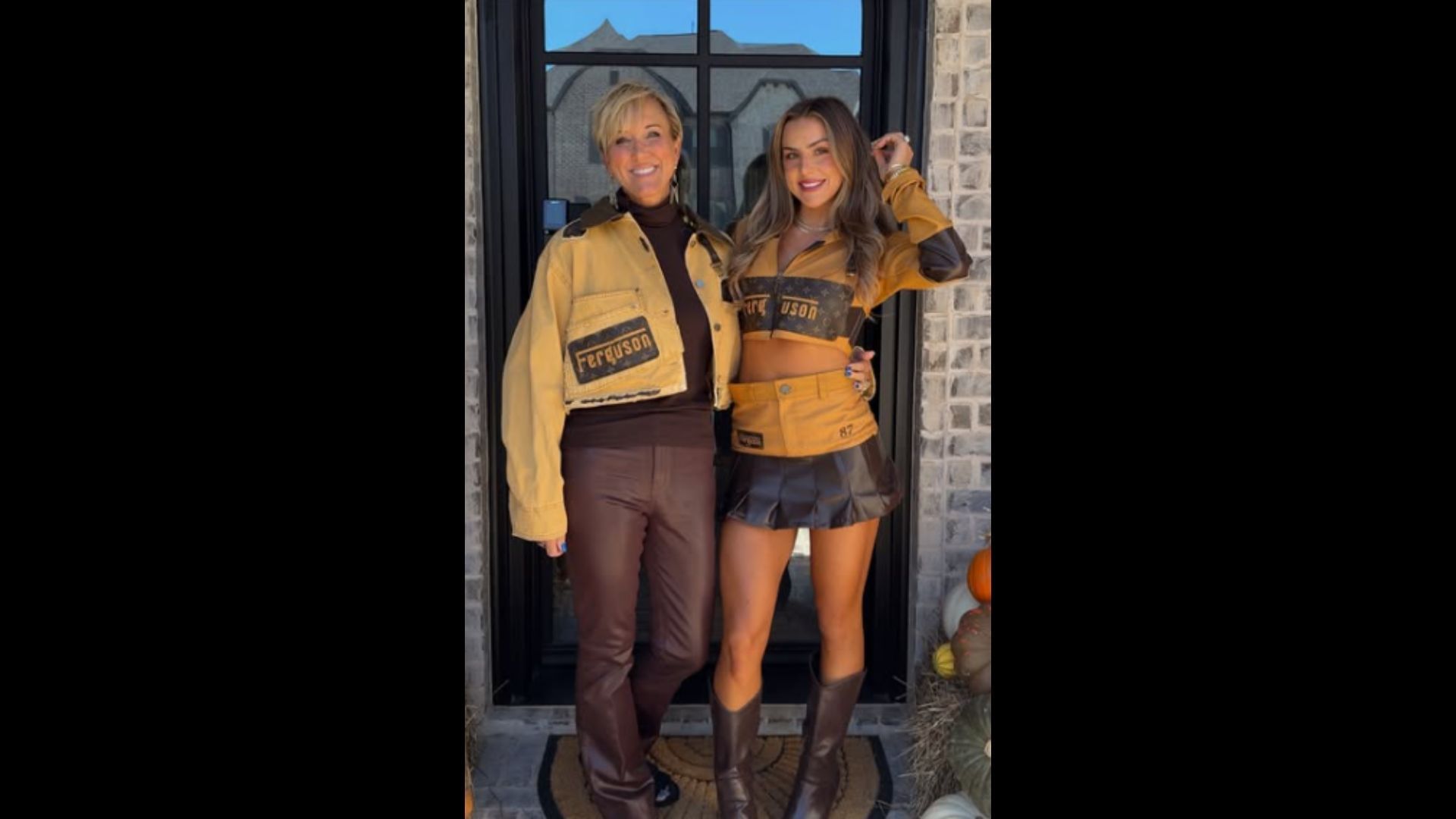 Haley Cavinder and Ferguson&#039;s mother, Dawn. (Photo via Haley Cavinder&#039;s Instagram Story)