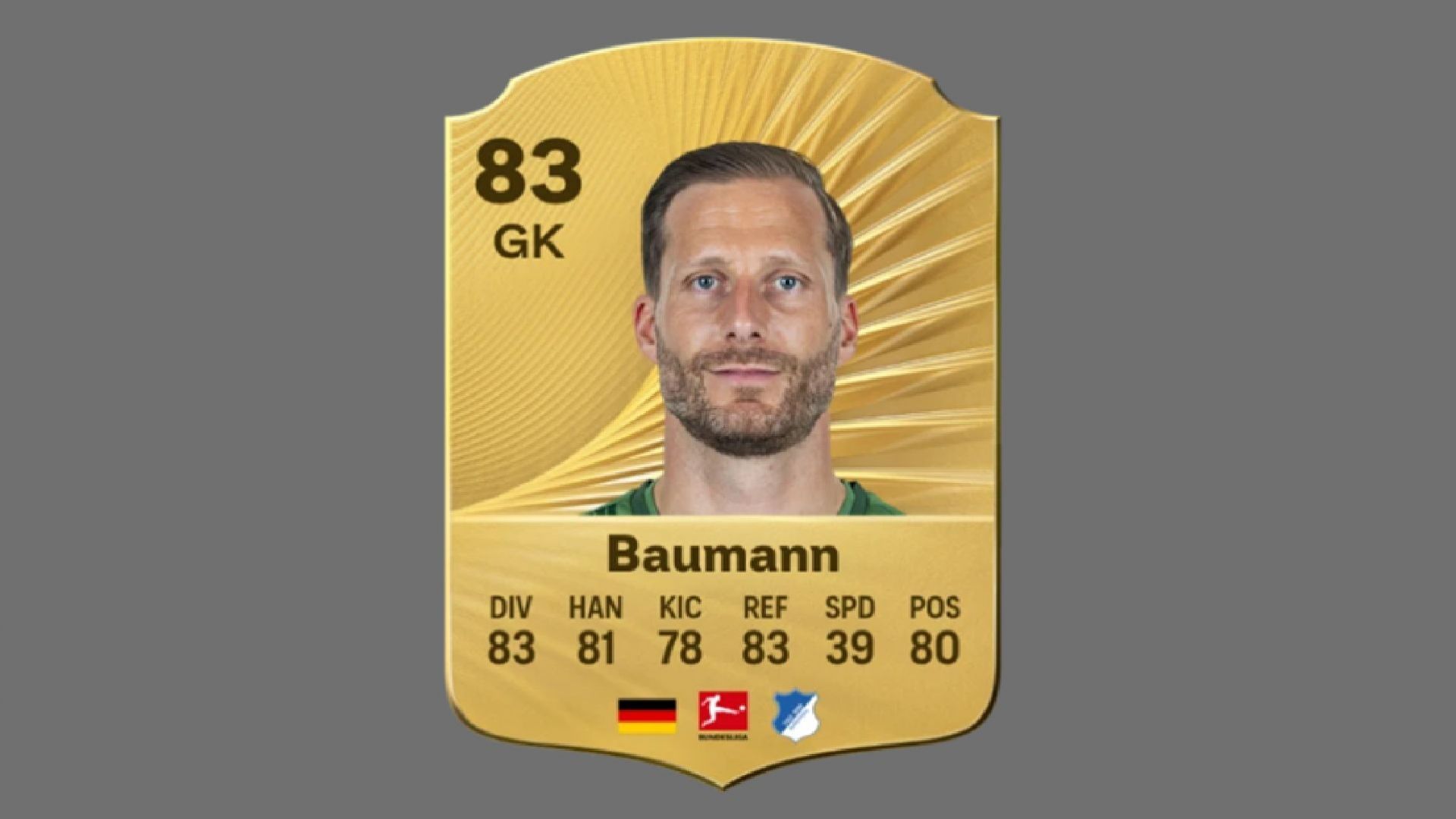 Baumann is a reliable shot stopper in EA FC 26 (Image via EA Sports)