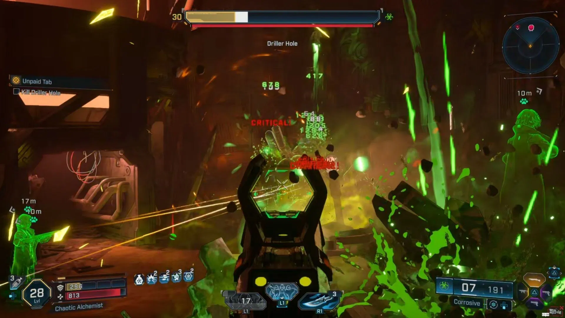 You don&#039;t want to get caught in a rocket bombardment like this (Image via 2K Games)