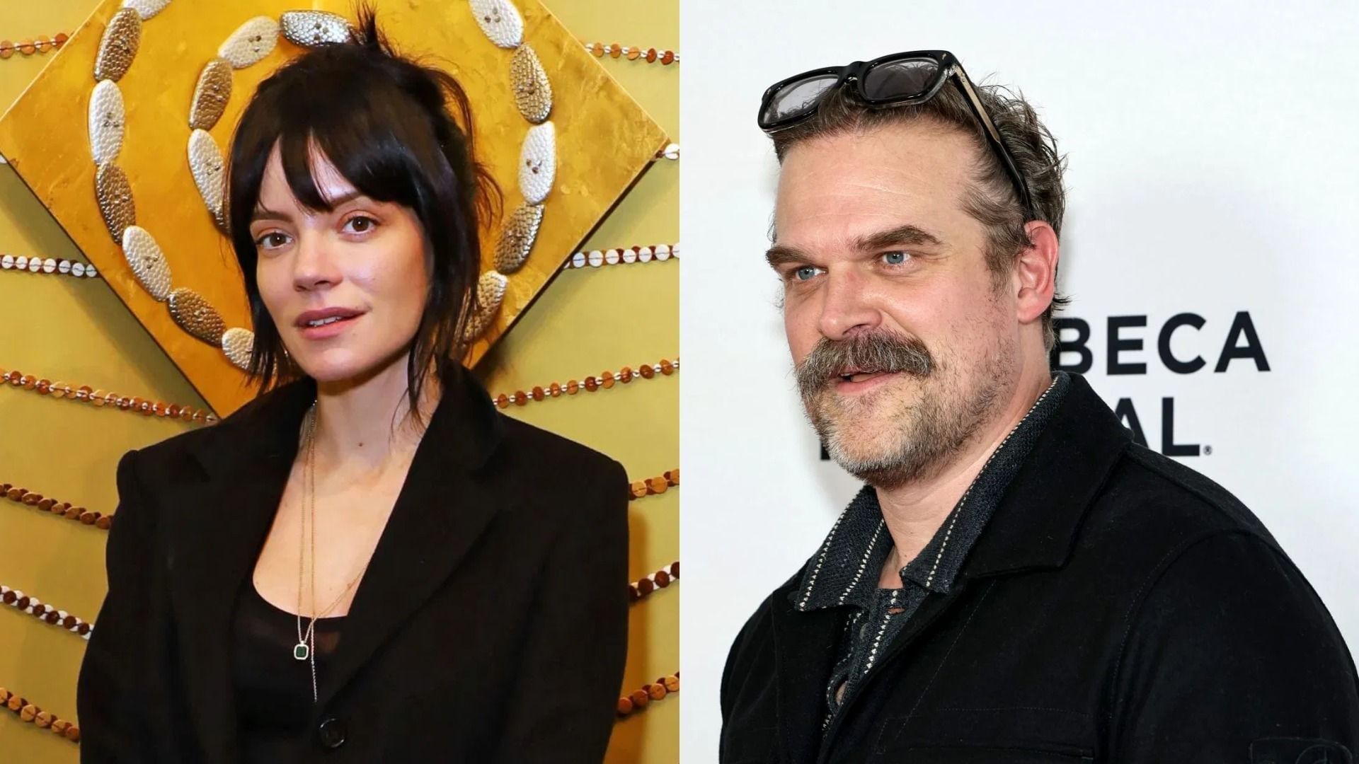 Lily Allen and David Harbour