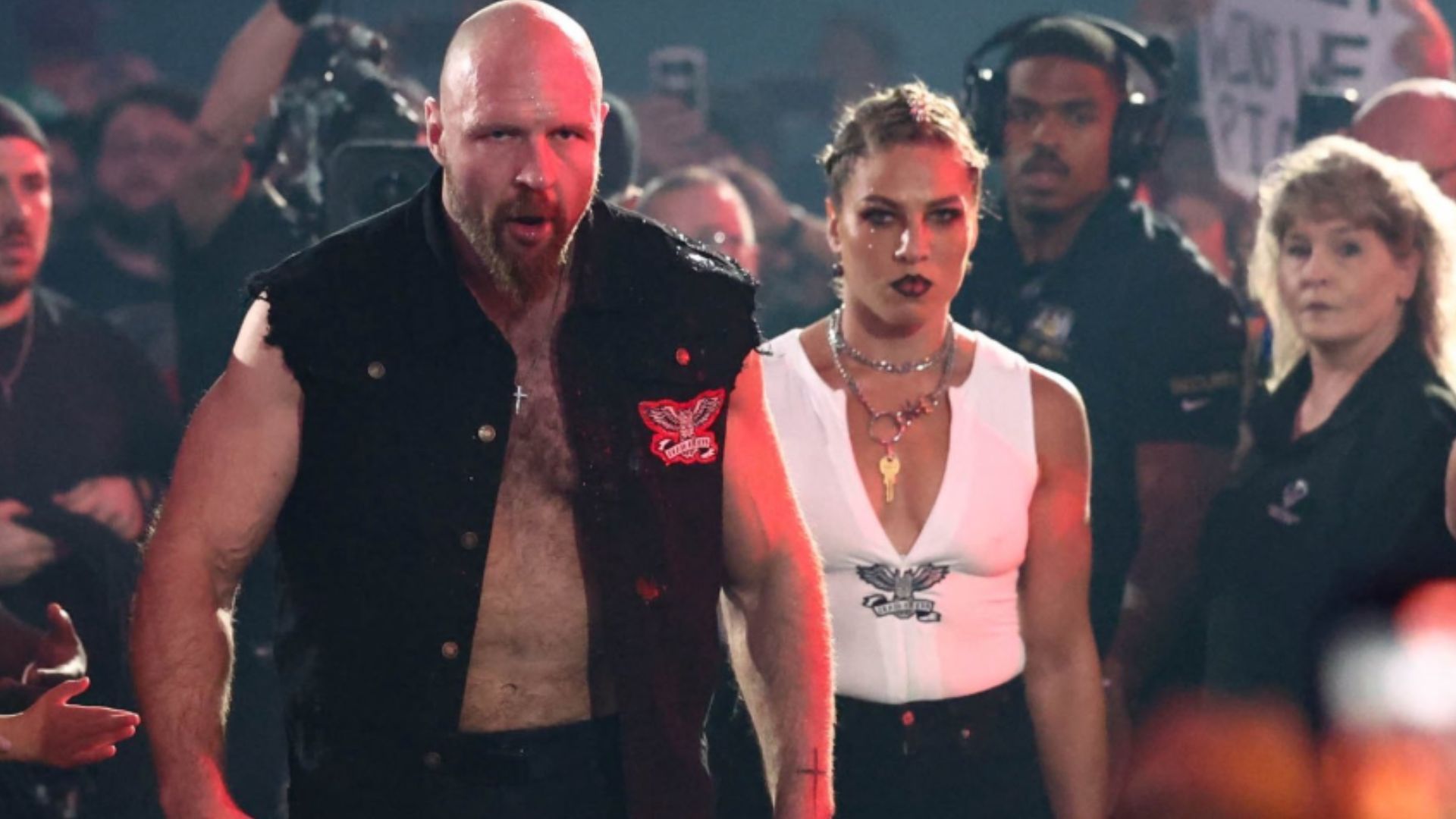 Jon Moxley and Marina Shafir of The Death Riders [Image Credits : Shafir