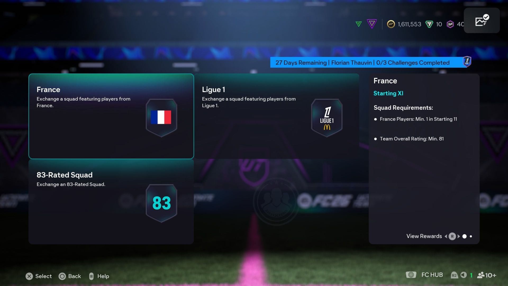 The requirements (Image via EA Sports)