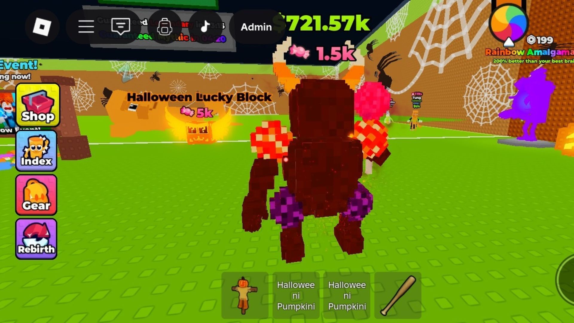 Halloween Lucky Block (Image via Roblox)