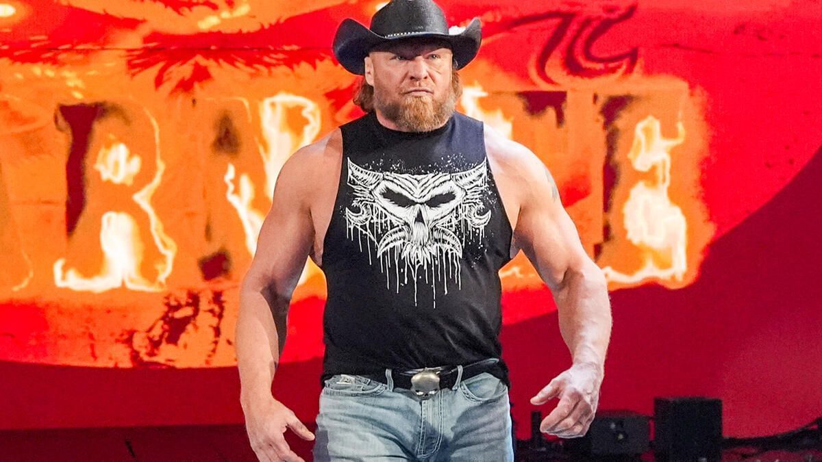 Brock Lesnar on SmackDown (Pictures credit: WWE.com)