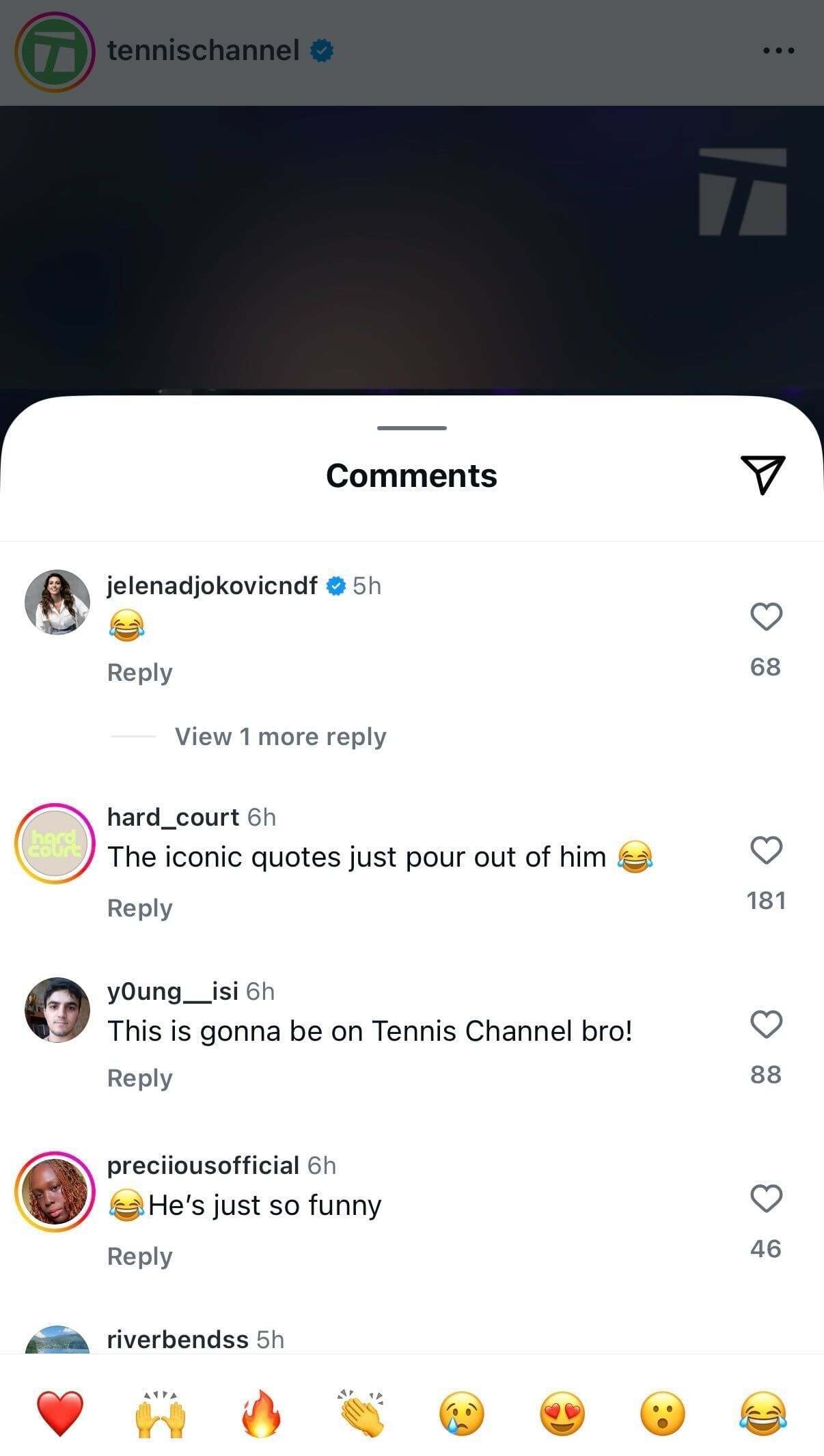 Comments section