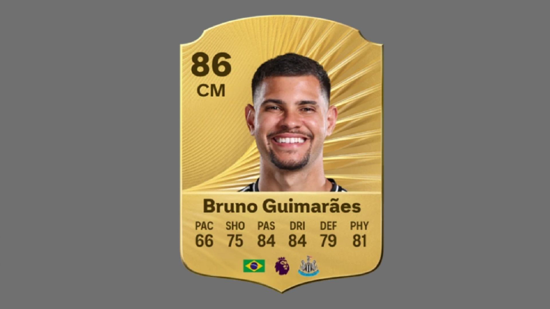 Guimaraes is an asset in the current Newcastle United team (Image via EA Sports)
