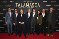 Mark Lafferty, Dan McDermott, Mark Johnson, Justin Kirk, Nicholas Denton, Kristin Dolan, William Fichtner, and John Lee Hancock (Image via Getty)