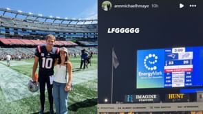 Drake Maye’s wife Ann Michael drops 1-word message after Patriots end Bills undefeated streak in a stunning SNF showdown