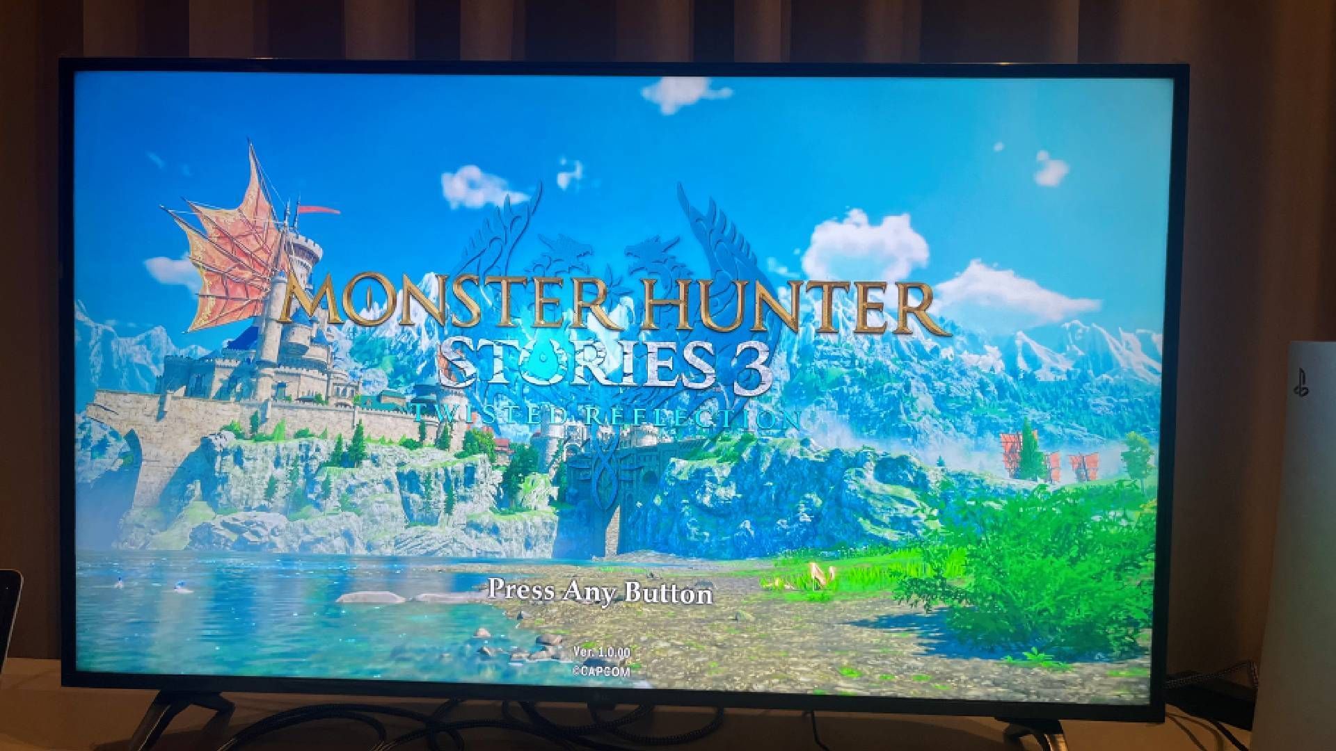 Playing MHS3 demo (Image via Angshuman Dutta)